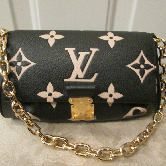 new Louis Vuitton FAVORITE Bicolor MONOGRAM EMPREINTE shoulder leather  bag - Picture 1 of 16